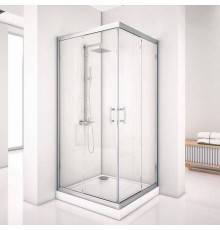 Душевой уголок Aquanet Alfa Cube NAA1142 1000х1000х2000 стекло прозрачное, профиль хром