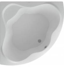 Акриловая ванна AQUATEK Галатея GAL135-0000022 135x135 см, угловая, с каркасом, с экраном, со сливом-переливом, четверть круга