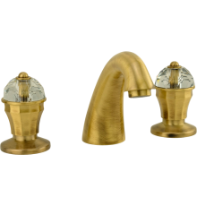 Смеситель для раковины Migliore Prestige Crystal 30859 бронза