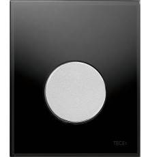 Кнопка смыва TECE Loop Urinal 9242655 черное стекло, кнопка хром матовый