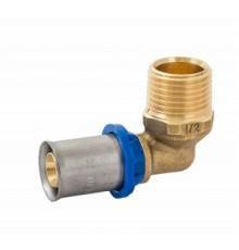 Фитинги под пресс-инструмент Пресс угол 90° НР 3/4х20 ARL3004200