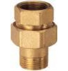 Фитинги резьбовые Фитинг прямой 1, латунь FAR FC 5140 1