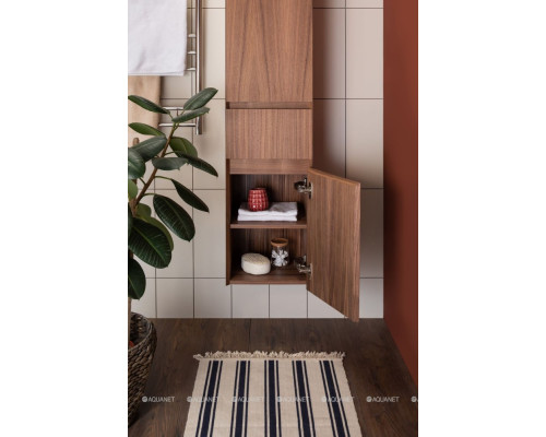 Шкаф-пенал Aquanet Нью-Йорк 35 орех