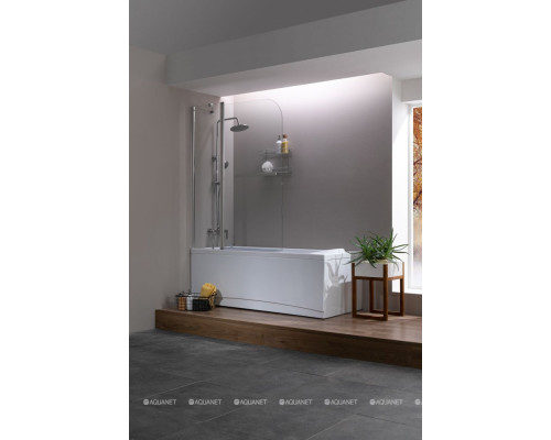 Шторка на ванну Aquanet SG-1200, прозрачное стекло