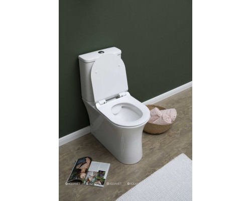 Унитаз-компакт Aquanet Rimless Roll-C CL-12249B