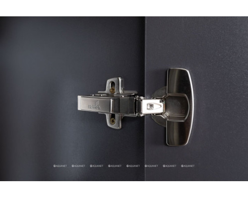 Шкаф-пенал Aquanet Алвита 35 серый антрацит