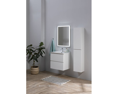 Зеркало Aquanet Nova Lite 60 белый LED