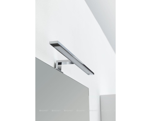 Зеркало Aquanet Lino 90 белый матовый