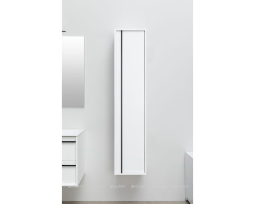 Шкаф-пенал Aquanet Lino 35 белый матовый