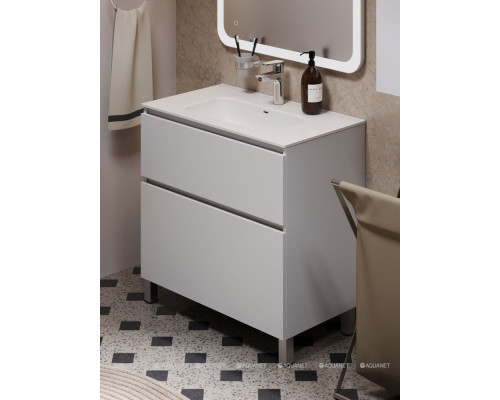 Раковина Aquanet Flat 80 белая