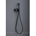 Смеситель с гигиеническим душем Allen Brau Priority 5.31005-31 (с внутренней частью) черный матовый