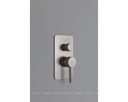 Смеситель для душа Allen Brau Priority X2 5.31011-BN (с внутренней частью, 2 выхода) никель браш