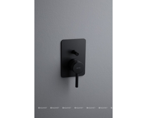 Смеситель для душа Allen Brau Priority X2 5.31011-31 (с внутренней частью, 2 выхода) черный матовый