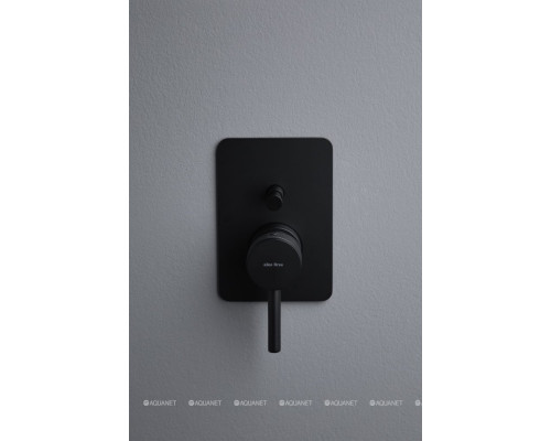 Смеситель для душа Allen Brau Priority X2 5.31011-31 (с внутренней частью, 2 выхода) черный матовый