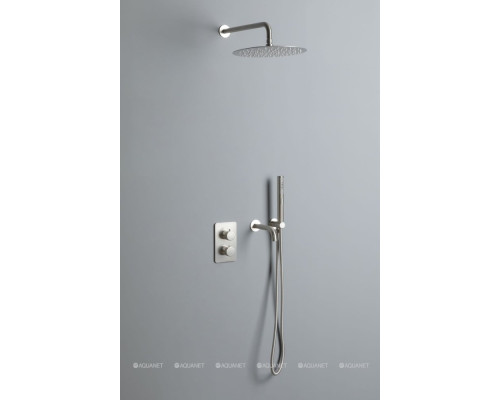 Душевой комплект Allen Brau Priority 5.31014-BN (с внутренней частью, 3 выхода) никель браш