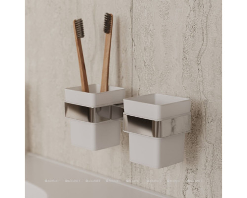 Стакан Allen Brau Infinity 6.21003-00 белый/хром