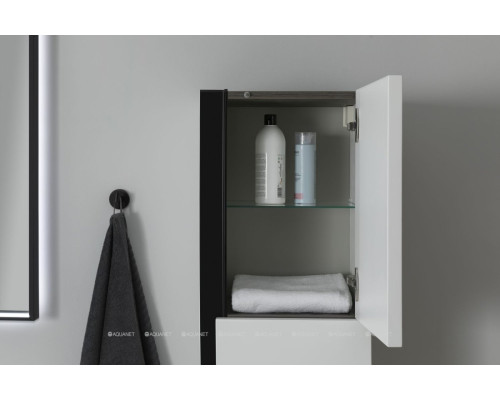 Шкаф-пенал De Aqua Ариетта New 35 белый матовый