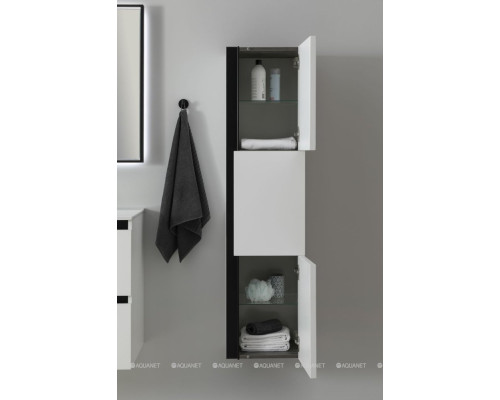 Шкаф-пенал De Aqua Ариетта New 35 белый матовый