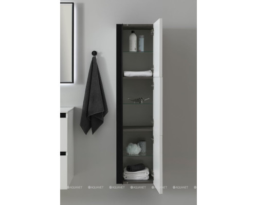 Шкаф-пенал De Aqua Ариетта New 35 белый матовый