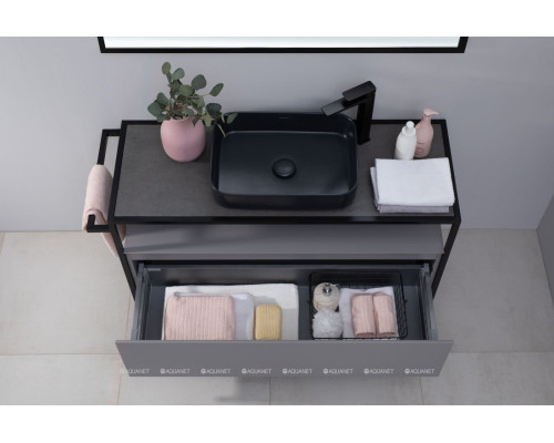 Раковина накладная Allen Brau Fantasy 50 4.11021.31 черный матовый