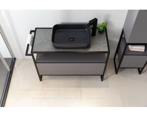 Раковина накладная Allen Brau Fantasy 50 4.11021.31 черный матовый