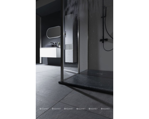 Душевой уголок Allen Brau Priority 160x90 3.31038.BA + 3.31044.BA серебро браш