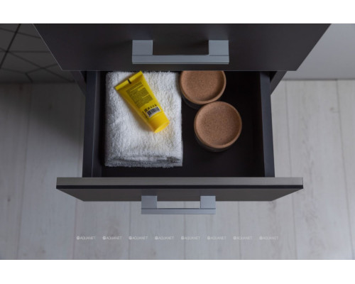 Шкаф-пенал Aquanet Верона 35 черный