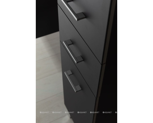 Шкаф-пенал Aquanet Верона 35 черный