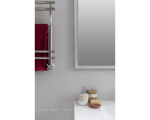 Зеркало Aquanet Гласс 100 белый LED