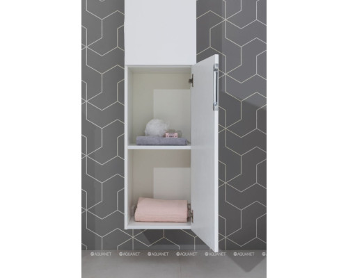 Пенал Aquanet Алвита New 35 белый матовый