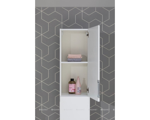 Пенал Aquanet Алвита New 35 белый матовый