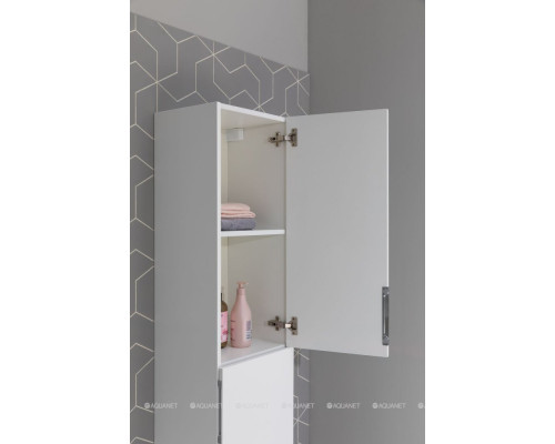 Пенал Aquanet Алвита New 35 белый матовый