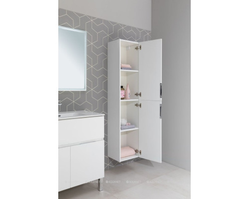 Пенал Aquanet Алвита New 35 белый матовый