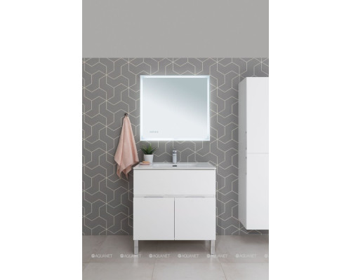 Пенал Aquanet Алвита New 35 белый матовый