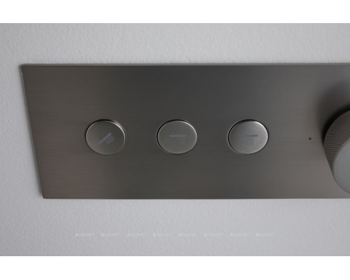 Смеситель для душа Allen Brau Liberty 5.33003-BN (с внутренней частью, 3 выхода) никель браш