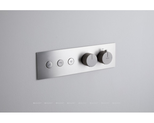 Смеситель для душа Allen Brau Liberty 5.33003-BN (с внутренней частью, 3 выхода) никель браш