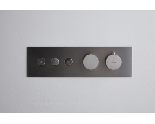 Смеситель для душа Allen Brau Liberty 5.33003-BN (с внутренней частью, 3 выхода) никель браш