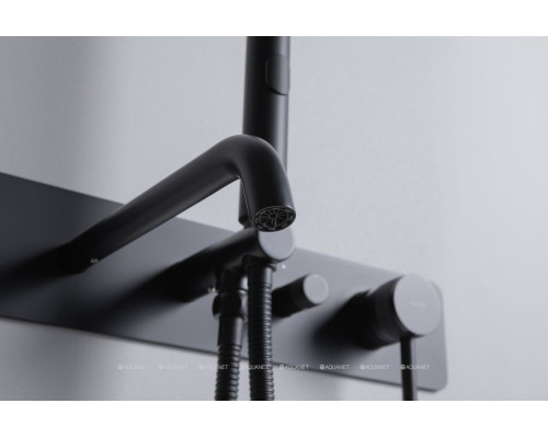 Смеситель для ванны Allen Brau Priority 5.31A05-31 (с внутренней частью) черный матовый