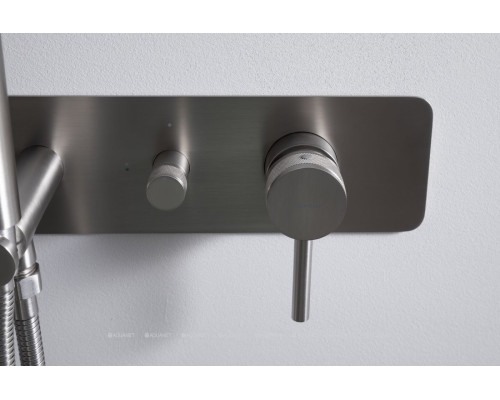 Смеситель для ванны Allen Brau Priority 5.31A06-BN (с внутренней частью) никель браш