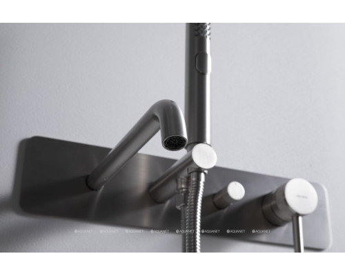 Смеситель для ванны Allen Brau Priority 5.31A06-BN (с внутренней частью) никель браш