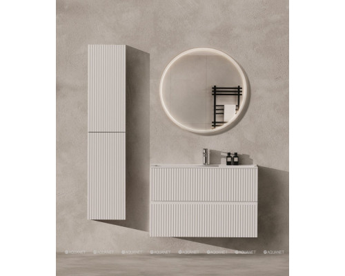 Пенал Aquanet Джейн 35 белый матовый