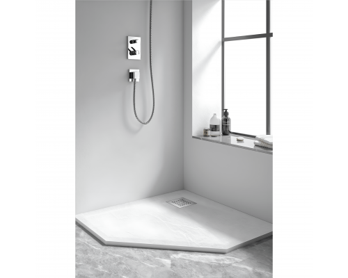 Душевой поддон трапеция STONE TRAY-W