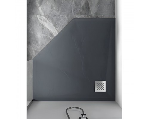 Душевой поддон трапеция STONE TRAY-G