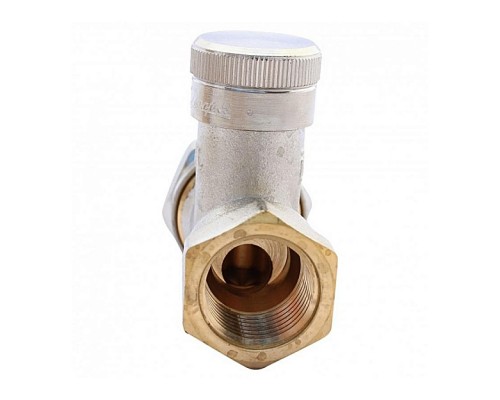 Клапан запорный радиаторный прямой Danfoss RLV-15 R1/2  PN10 бар Kvs 2,5 м³/ч. 003L0144