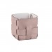 ADJ Корзинка Mini Bottega, 12x12xH13 см., цвет: пепельная роза/устричный. 1013.07/02