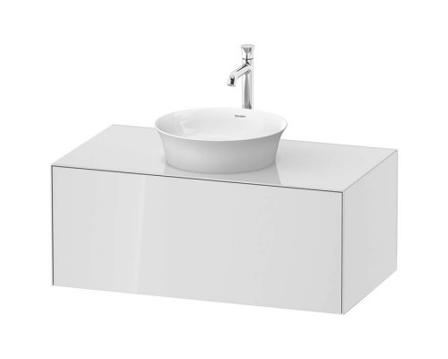 Duravit White Tulip Тумбочка подвесная 100x55х40.8см., раковина, 1 выдвижной ящик, цвет: белый высокоглянцевый. WT497608585,  2362430079