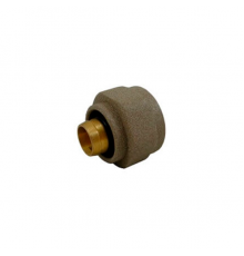Резьбовое соединение Schlosser для пластиковых труб GW 22x1.5 x 16x2, Ral 9017 602600003.Ral 9017