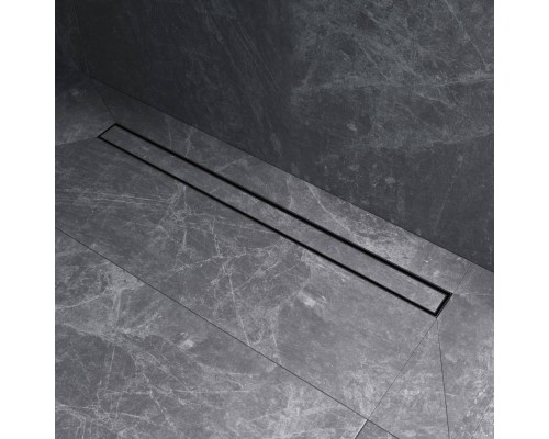 W01SC-U11-090-04BM Трап для душа линейный, универсальный затвор Tile, 90 см W01SC-U11-090-04BM Трап для душа линейный, универсальный затвор Tile, 90 см