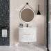 Kerama Marazzi Riva Раковина 80х47.5х15см., накладная, мебельная, с крепежом, 1 отв., с переливом, цвет: белый глянцевый