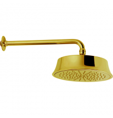 CISAL Shower Верхний душ D220 мм с настенным держателем L270 мм, цвет: золото. DS01327024